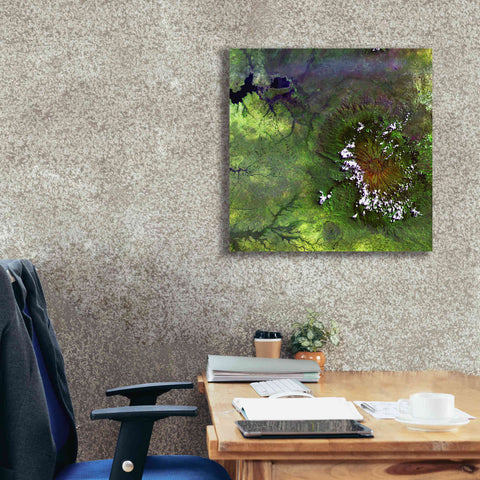 Image of 'Earth as Art: Mount Elgon,' Canvas Wall Art,26 x 26