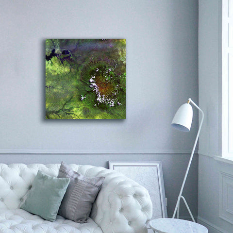 Image of 'Earth as Art: Mount Elgon,' Canvas Wall Art,37 x 37