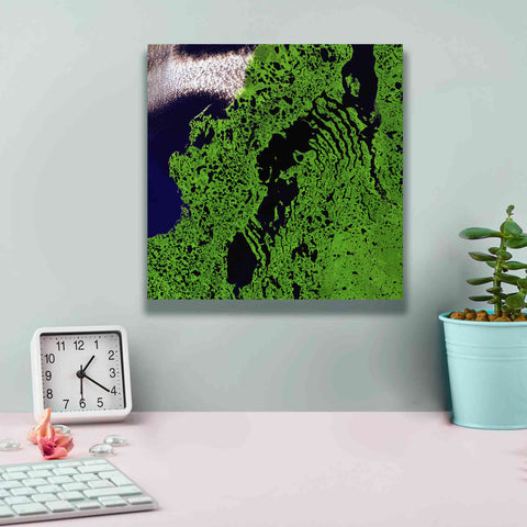 Image of 'Earth as Art: Remote Tundra,' Canvas Wall Art,12 x 12