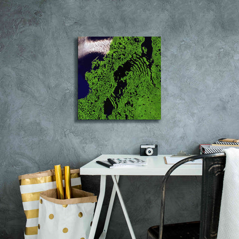 Image of 'Earth as Art: Remote Tundra,' Canvas Wall Art,18 x 18