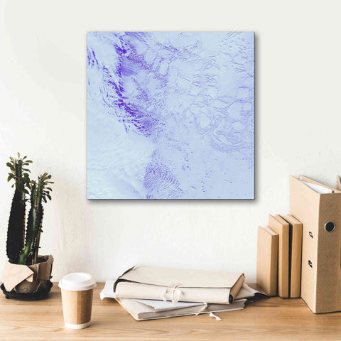 Image of 'Earth as Art: Robinson Glacier,' Canvas Wall Art,18 x 18