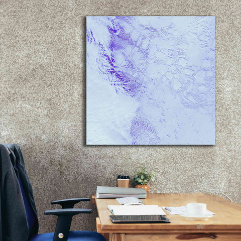 Image of 'Earth as Art: Robinson Glacier,' Canvas Wall Art,37 x 37