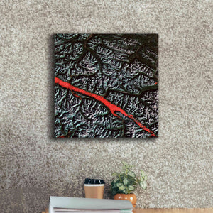 'Earth as Art: Rocky Mountain Trench,' Canvas Wall Art,18 x 18