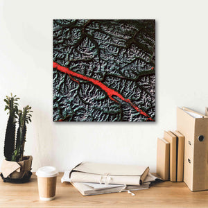 'Earth as Art: Rocky Mountain Trench,' Canvas Wall Art,18 x 18