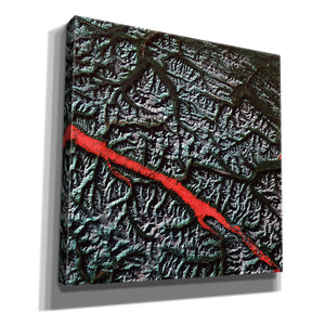 'Earth as Art: Rocky Mountain Trench,' Canvas Wall Art,12x12x1.1x0,18x18x1.1x0,26x26x1.74x0,37x37x1.74x0