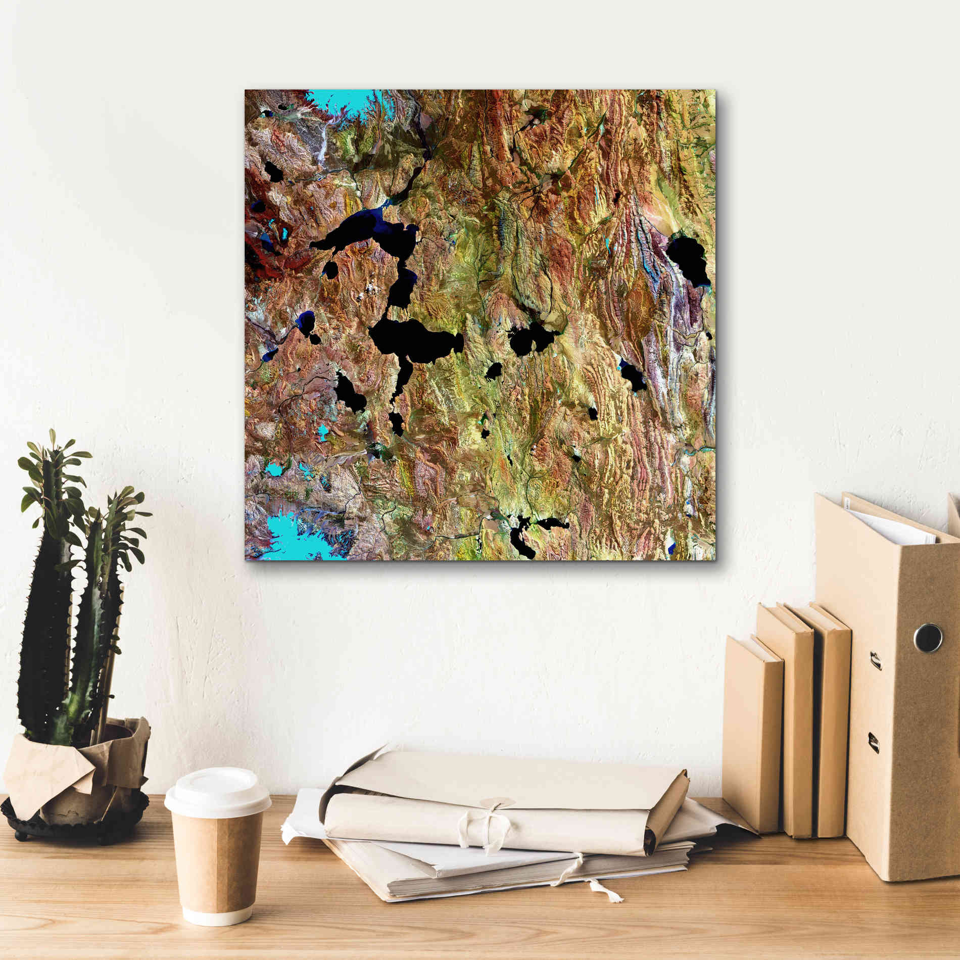 'Earth as Art: Roof of the World,' Canvas Wall Art,18 x 18