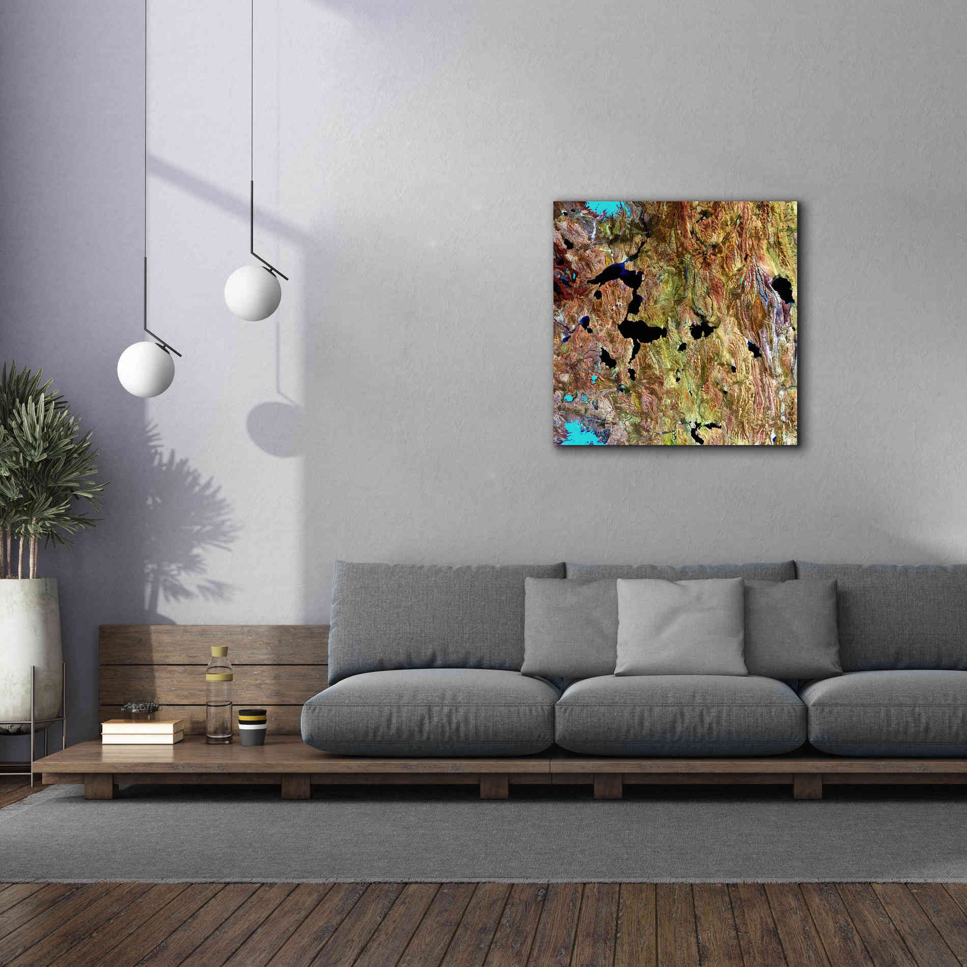 'Earth as Art: Roof of the World,' Canvas Wall Art,37 x 37