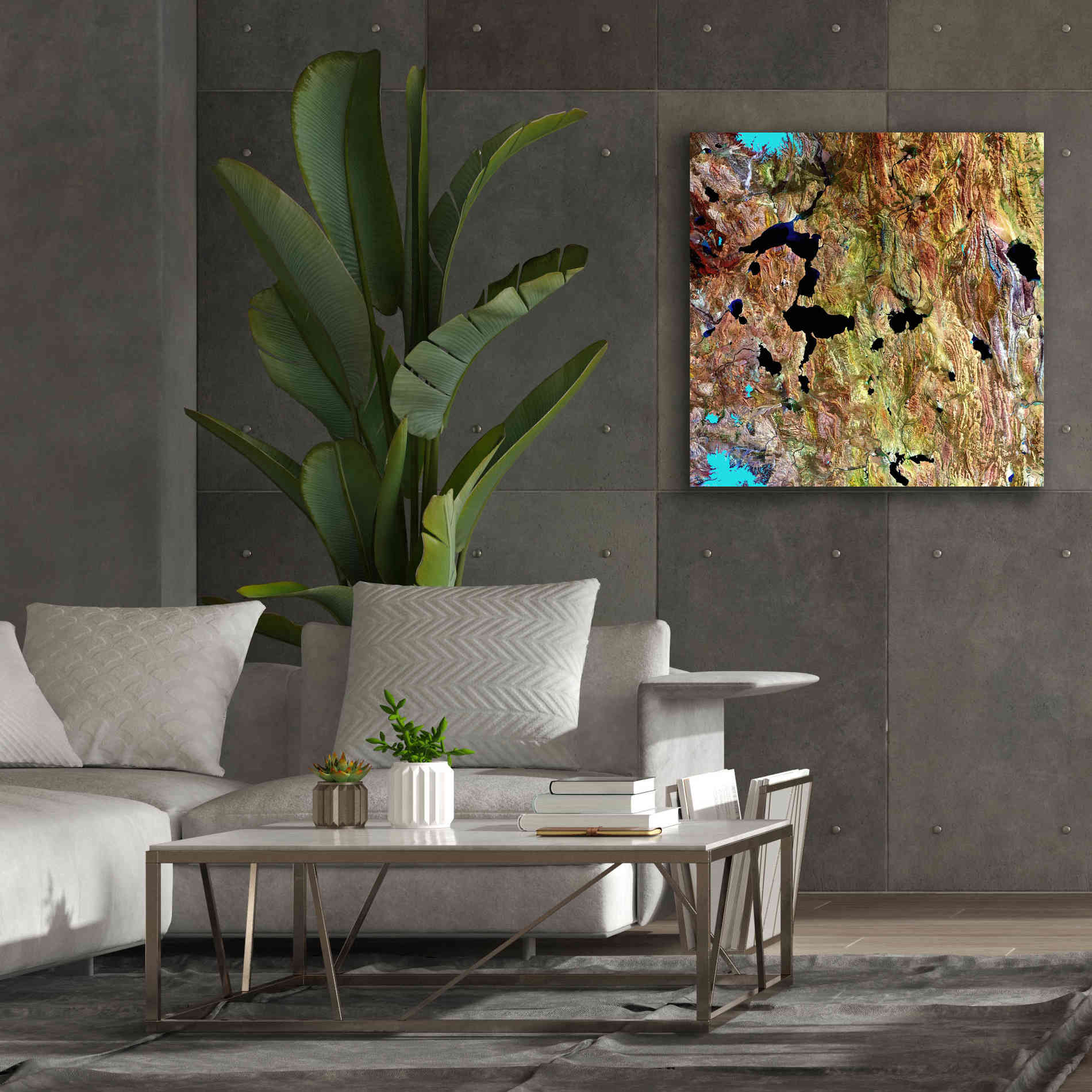 'Earth as Art: Roof of the World,' Canvas Wall Art,37 x 37