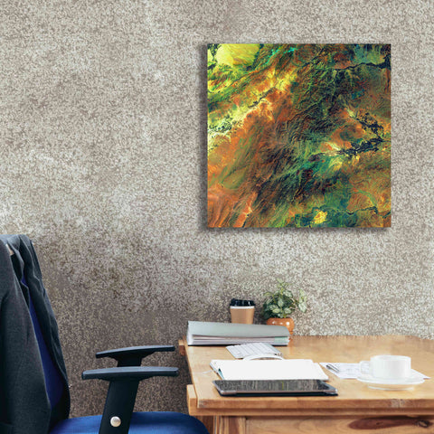 Image of 'Earth as Art: Rugged Terrain,' Canvas Wall Art,26 x 26