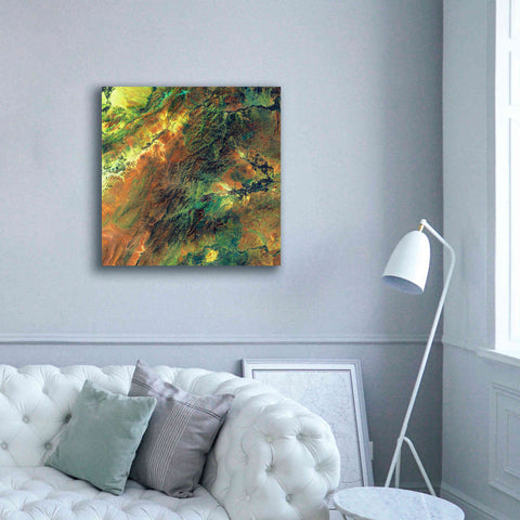 Image of 'Earth as Art: Rugged Terrain,' Canvas Wall Art,37 x 37