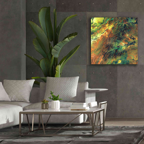 Image of 'Earth as Art: Rugged Terrain,' Canvas Wall Art,37 x 37