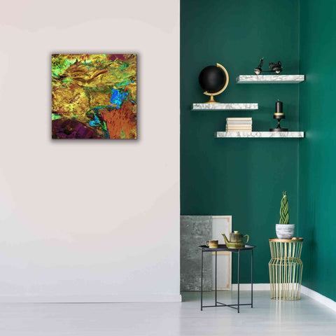 Image of 'Earth as Art: Spilled Paint,' Canvas Wall Art,26 x 26