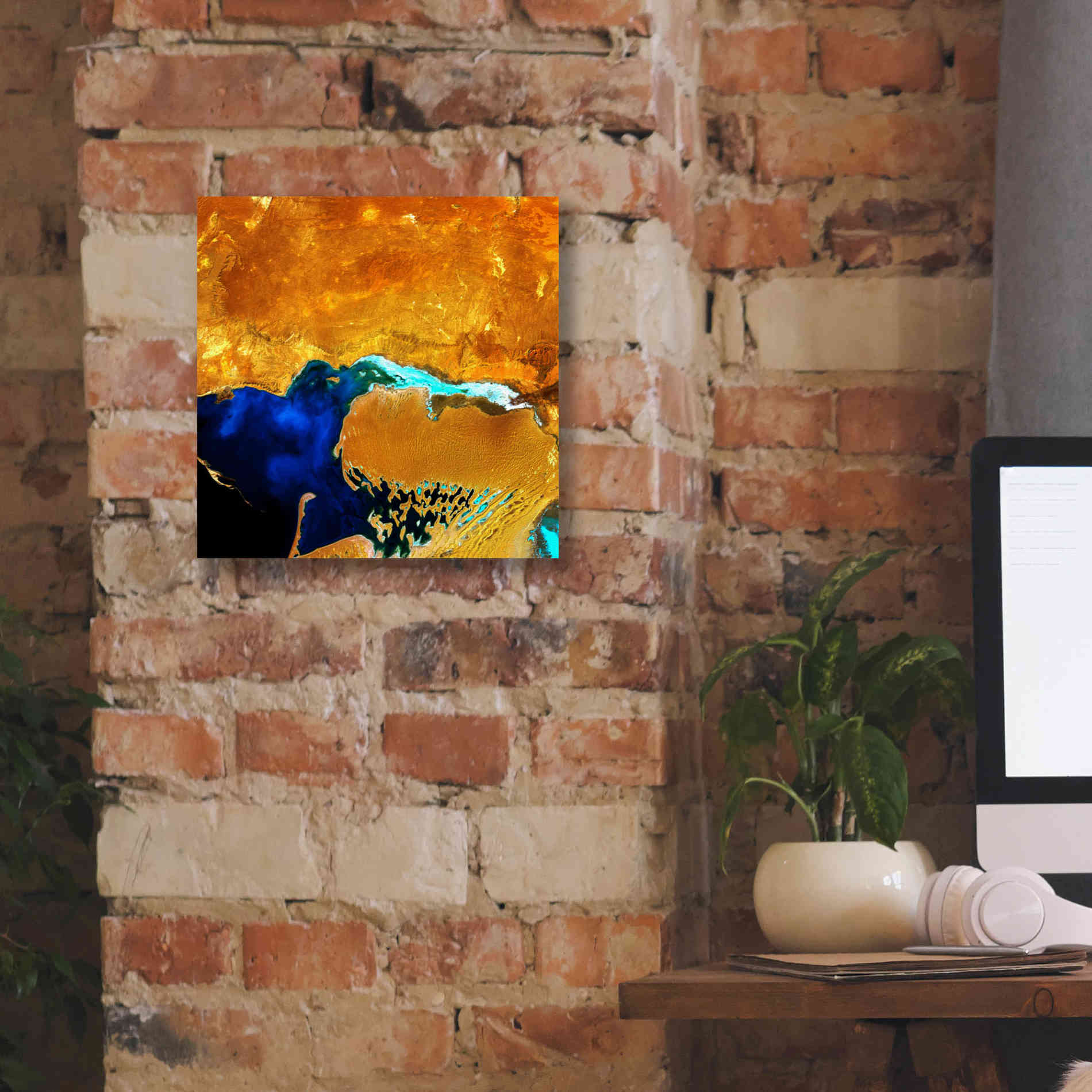 'Earth as Art: The Dardzha Monster,' Canvas Wall Art,12 x 12