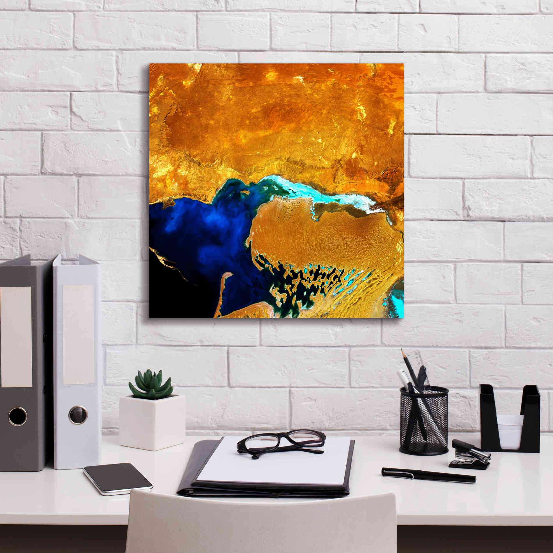 'Earth as Art: The Dardzha Monster,' Canvas Wall Art,18 x 18