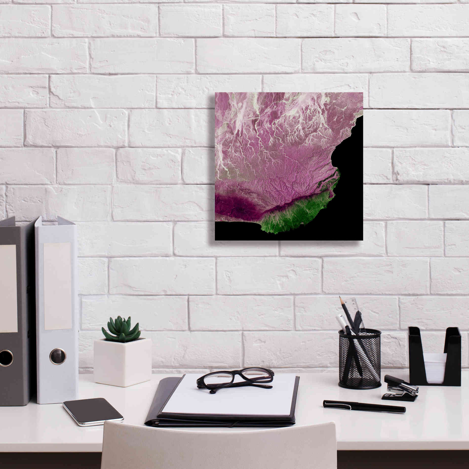 'Earth as Art: The Dhofar Difference,' Canvas Wall Art,12 x 12