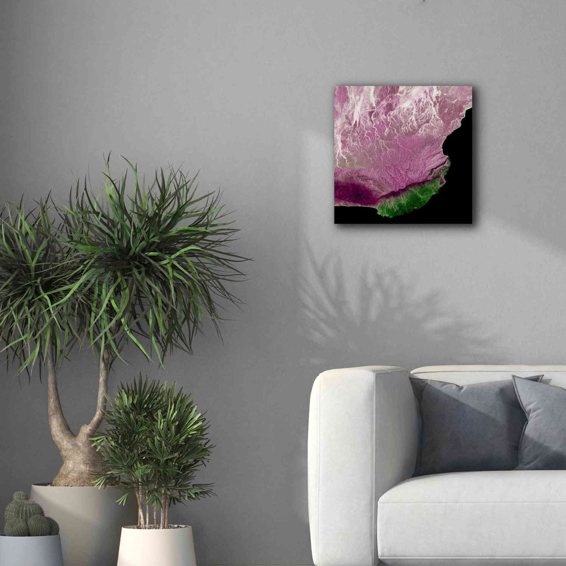 'Earth as Art: The Dhofar Difference,' Canvas Wall Art,18 x 18