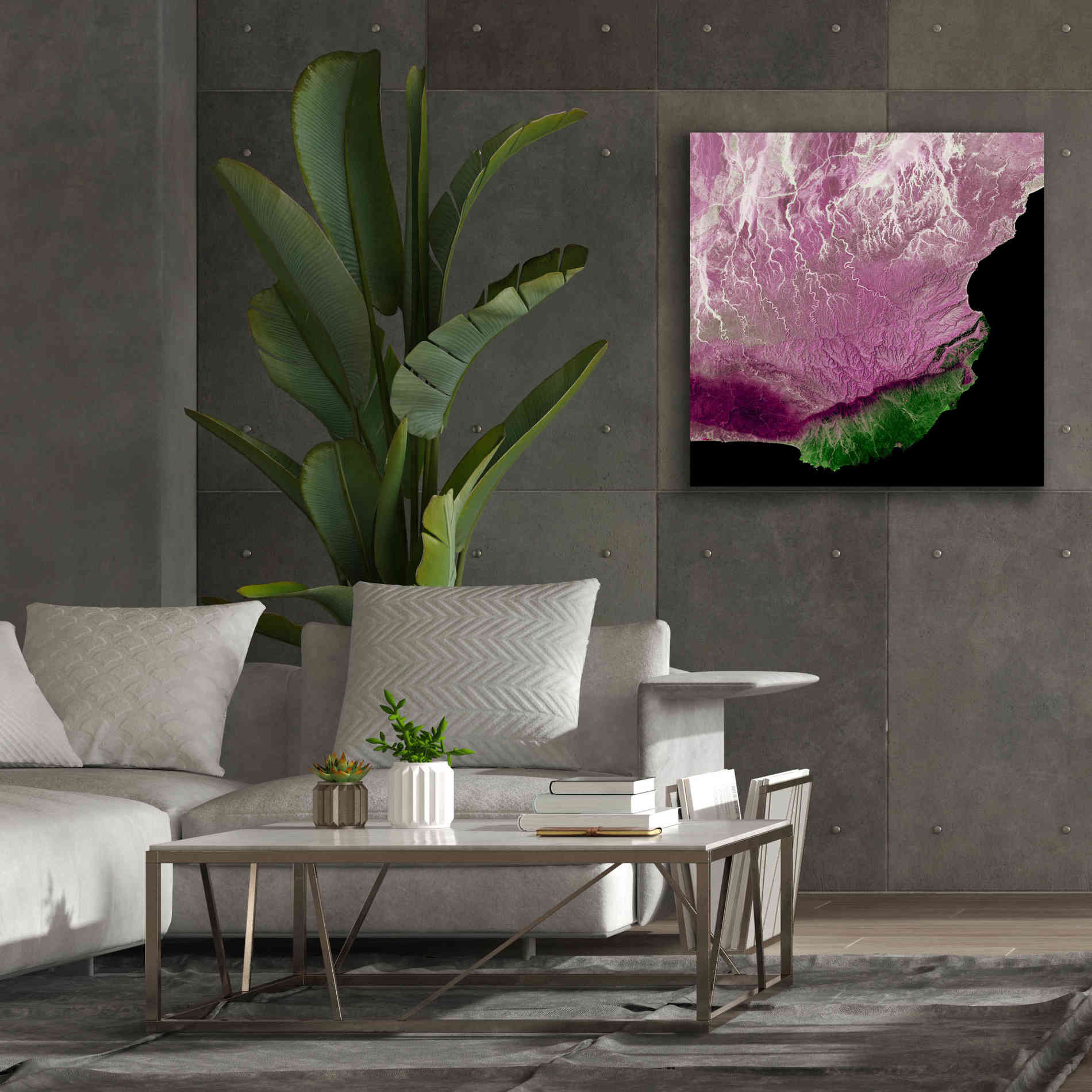 'Earth as Art: The Dhofar Difference,' Canvas Wall Art,37 x 37