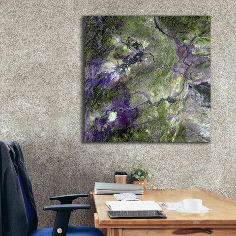 Image of 'Earth as Art: Waziristan Hills,' Canvas Wall Art,37 x 37
