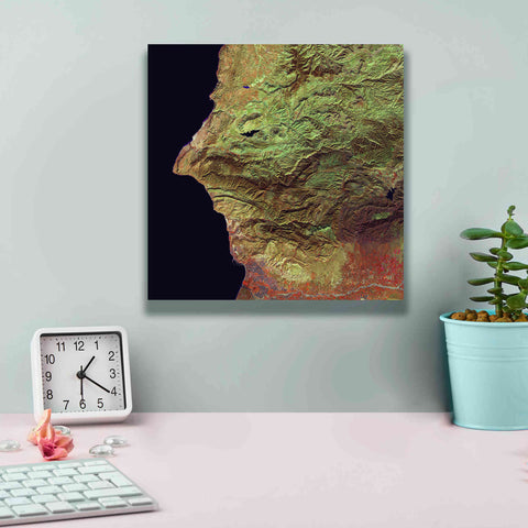Image of 'Earth as Art: Earth Selfie,' Canvas Wall Art,12 x 12