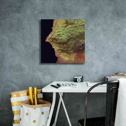 Image of 'Earth as Art: Earth Selfie,' Canvas Wall Art,18 x 18