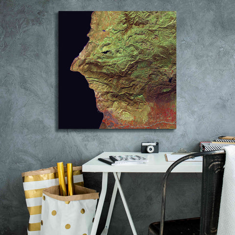 Image of 'Earth as Art: Earth Selfie,' Canvas Wall Art,26 x 26