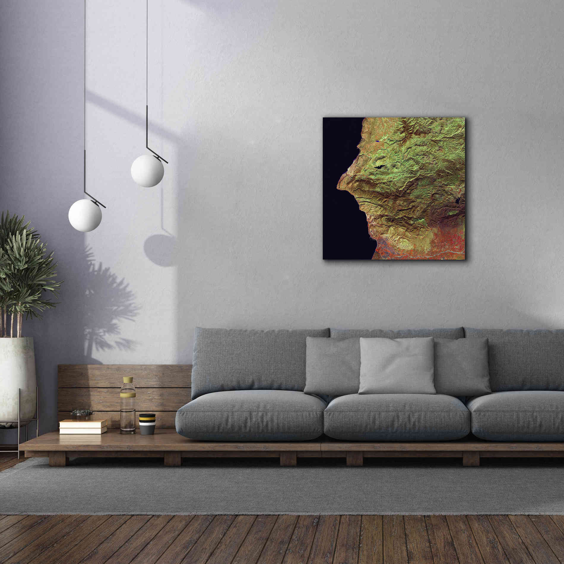'Earth as Art: Earth Selfie,' Canvas Wall Art,37 x 37