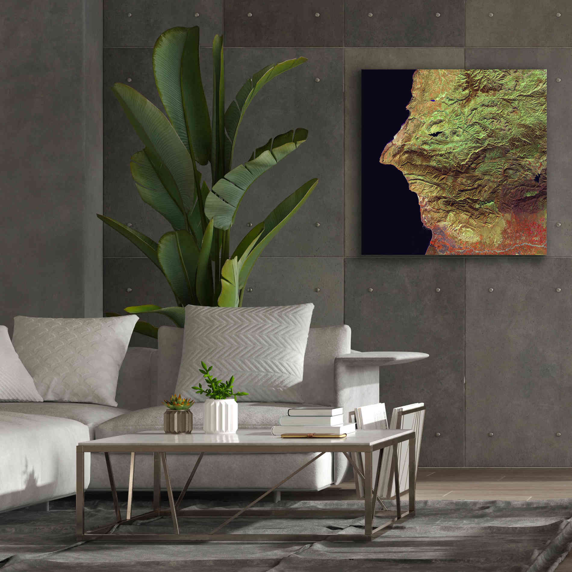 'Earth as Art: Earth Selfie,' Canvas Wall Art,37 x 37