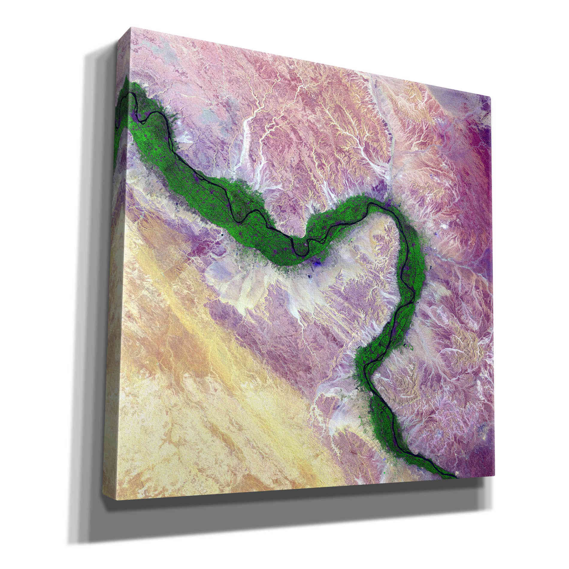 'Earth as Art: Life Along the Nile,' Canvas Wall Art,12x12x1.1x0,18x18x1.1x0,26x26x1.74x0,37x37x1.74x0