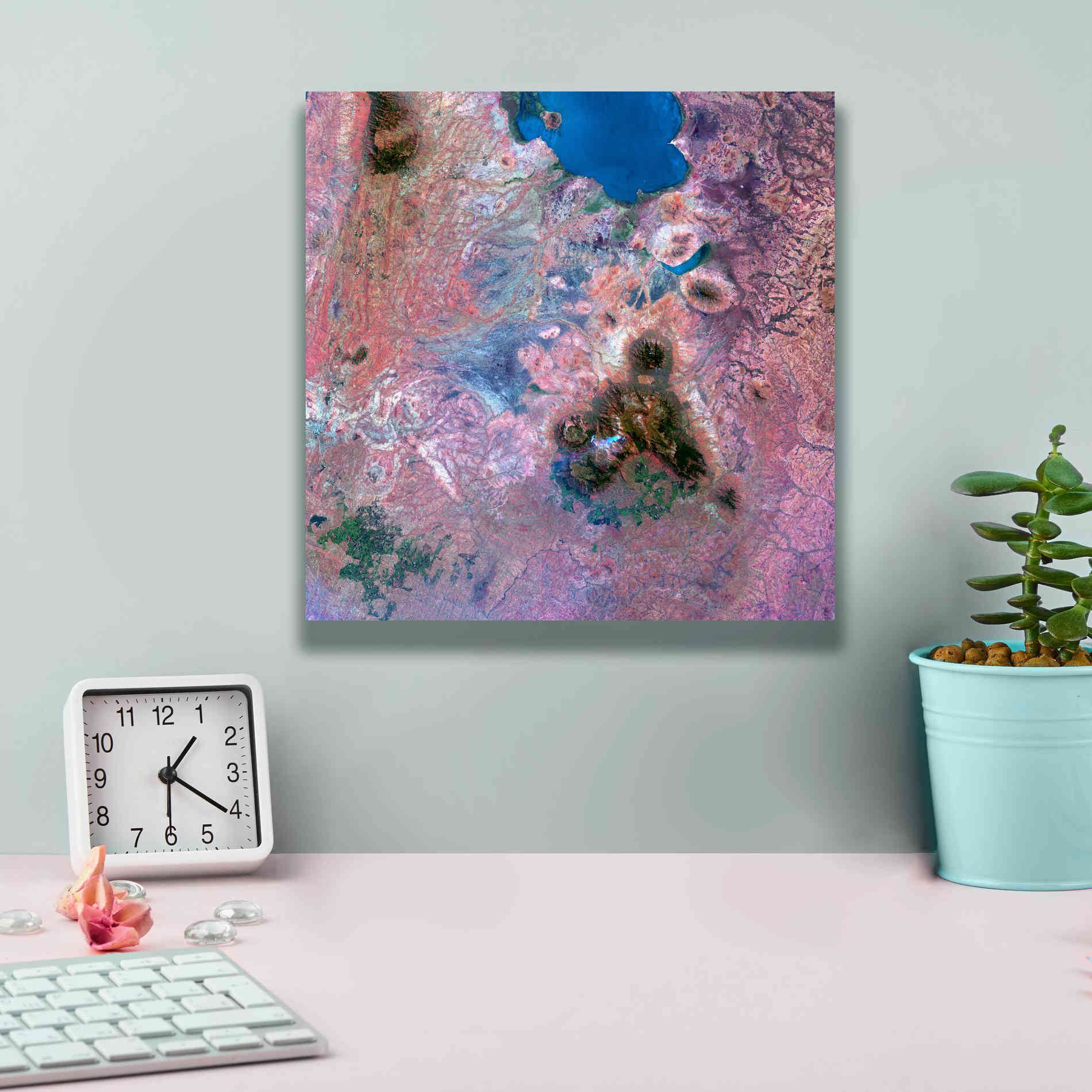 'Earth as Art: Mulanje Massif,' Canvas Wall Art,12 x 12