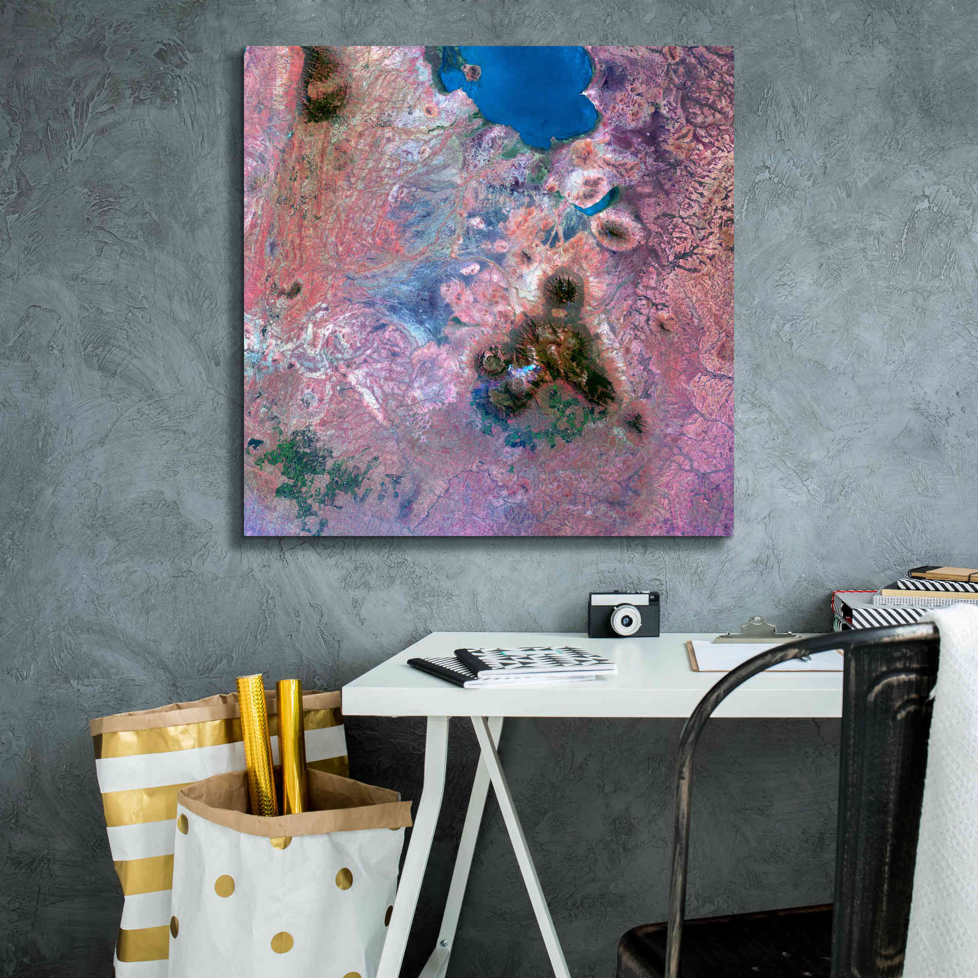 'Earth as Art: Mulanje Massif,' Canvas Wall Art,26 x 26