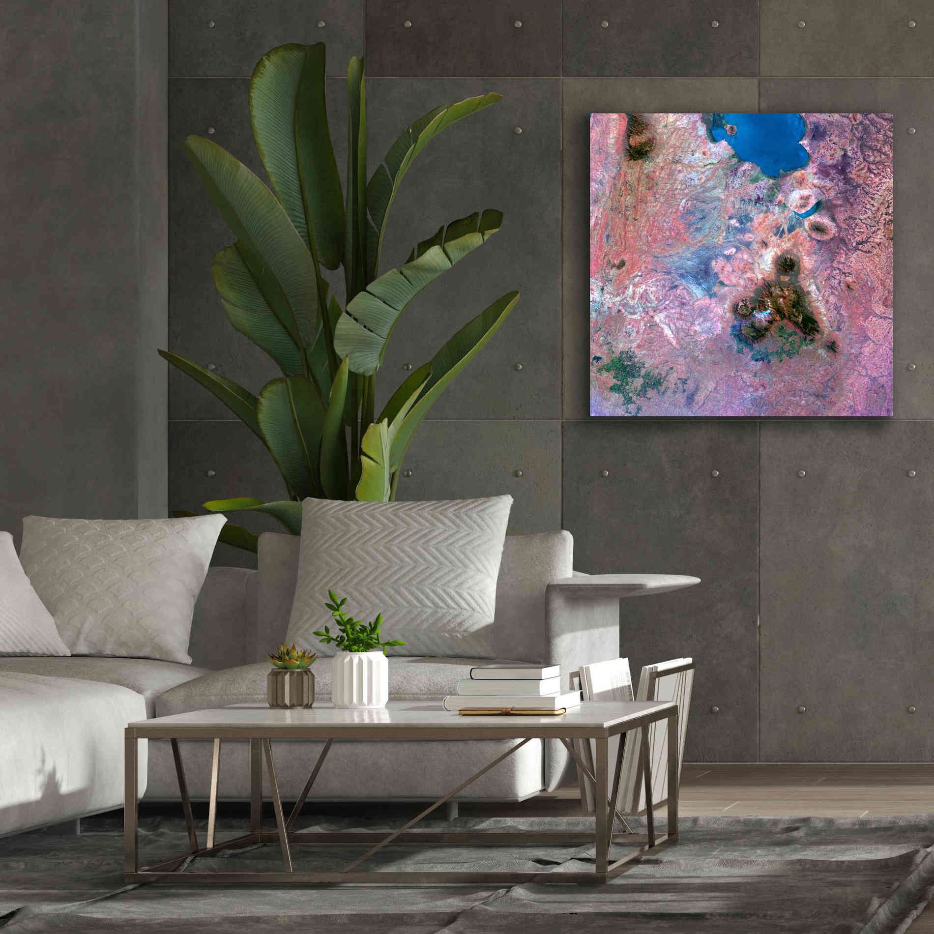 'Earth as Art: Mulanje Massif,' Canvas Wall Art,37 x 37