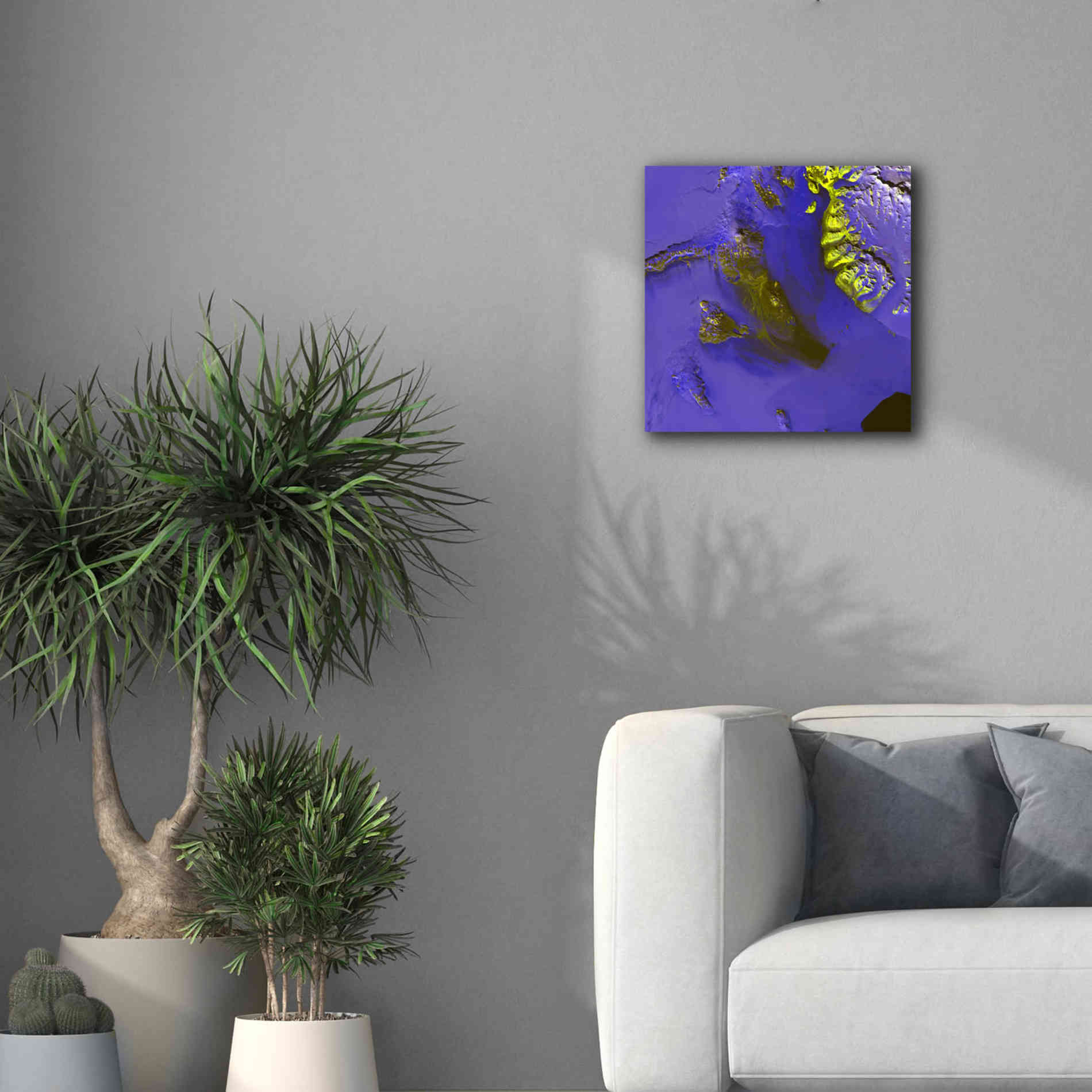 'Earth as Art: Koettlitz Glacier,' Canvas Wall Art,18 x 18