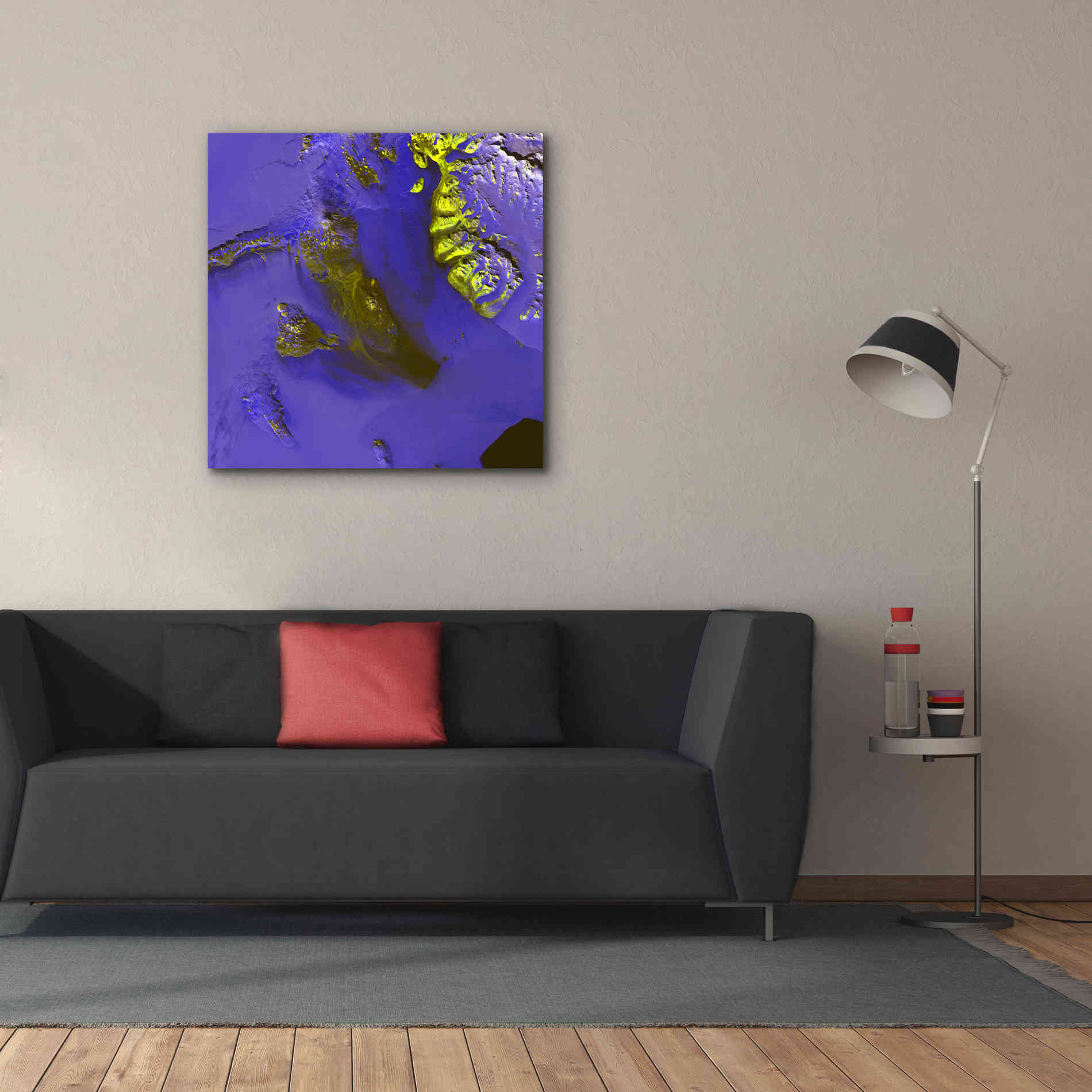 'Earth as Art: Koettlitz Glacier,' Canvas Wall Art,37 x 37