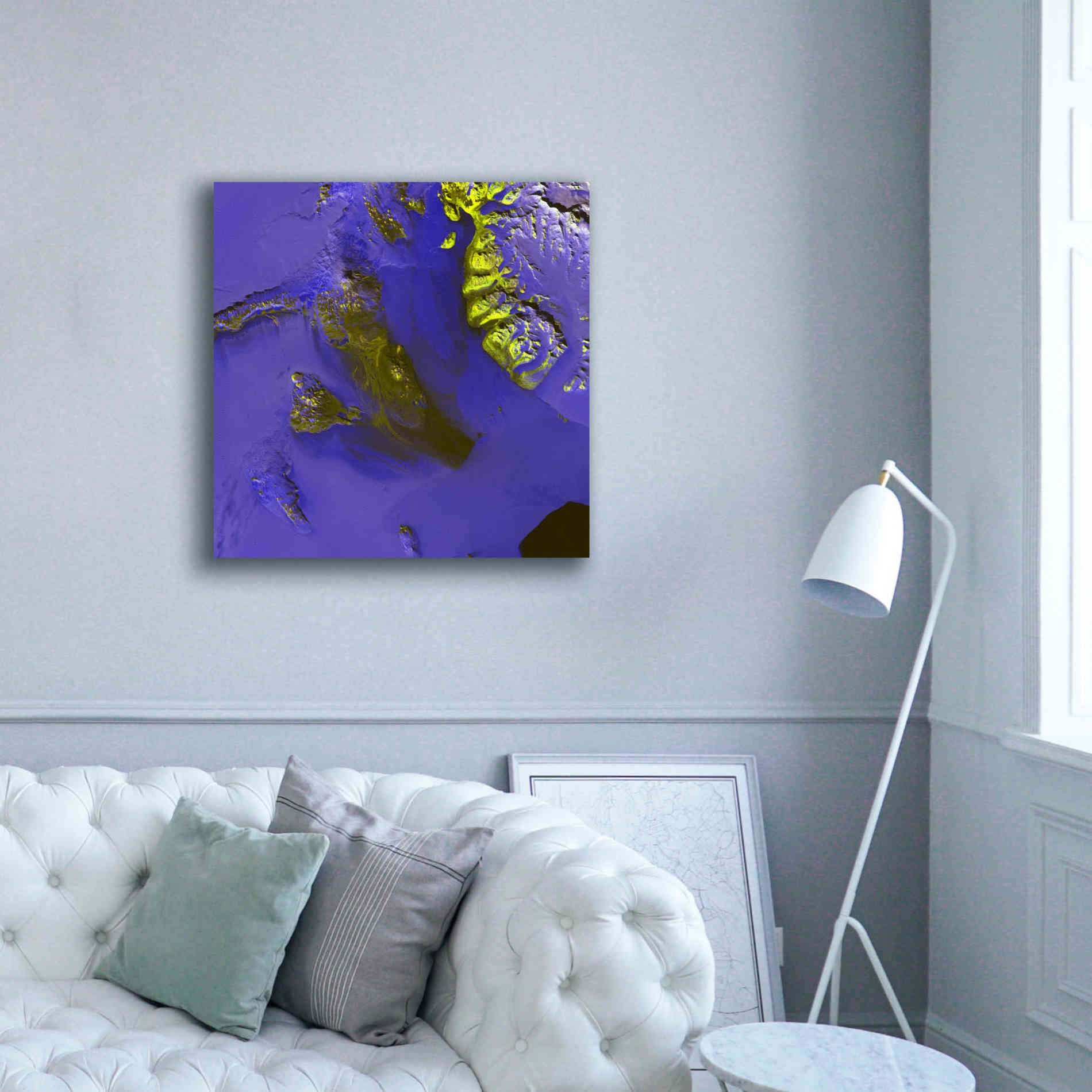 'Earth as Art: Koettlitz Glacier,' Canvas Wall Art,37 x 37