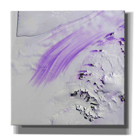 Image of 'Earth as Art: Slessor Glacier,' Canvas Wall Art,12x12x1.1x0,18x18x1.1x0,26x26x1.74x0,37x37x1.74x0