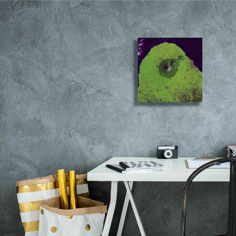 Image of 'Earth as Art: Mount Taranaki,' Canvas Wall Art,12 x 12