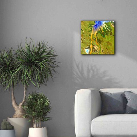 Image of 'Earth as Art: Nature's Patterns,' Canvas Wall Art,18 x 18