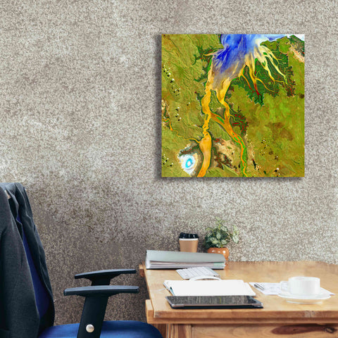 Image of 'Earth as Art: Nature's Patterns,' Canvas Wall Art,26 x 26