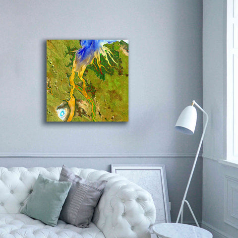 Image of 'Earth as Art: Nature's Patterns,' Canvas Wall Art,37 x 37