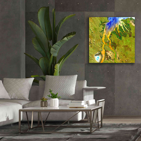Image of 'Earth as Art: Nature's Patterns,' Canvas Wall Art,37 x 37