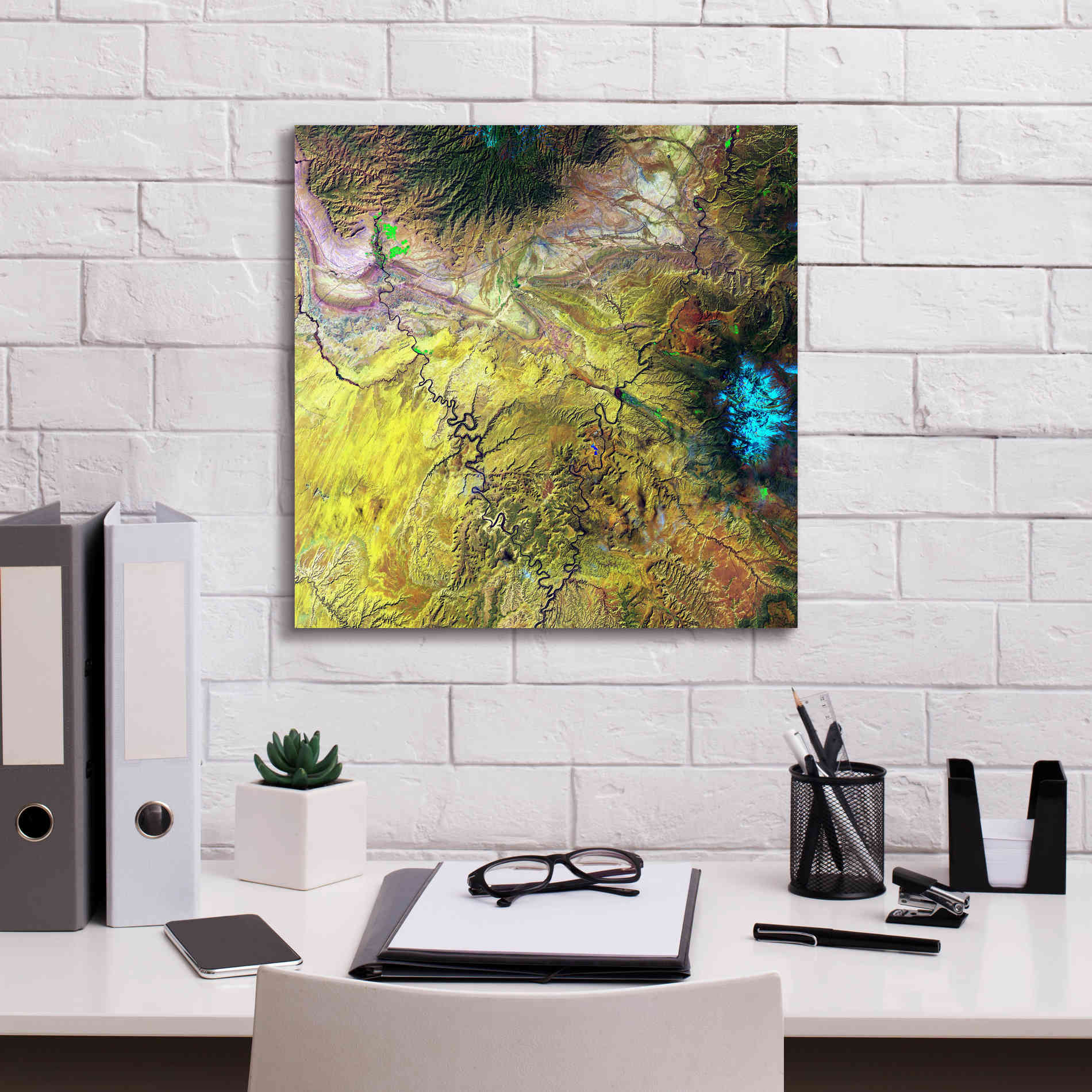 'Earth as Art: Canyonlands,' Canvas Wall Art,18 x 18