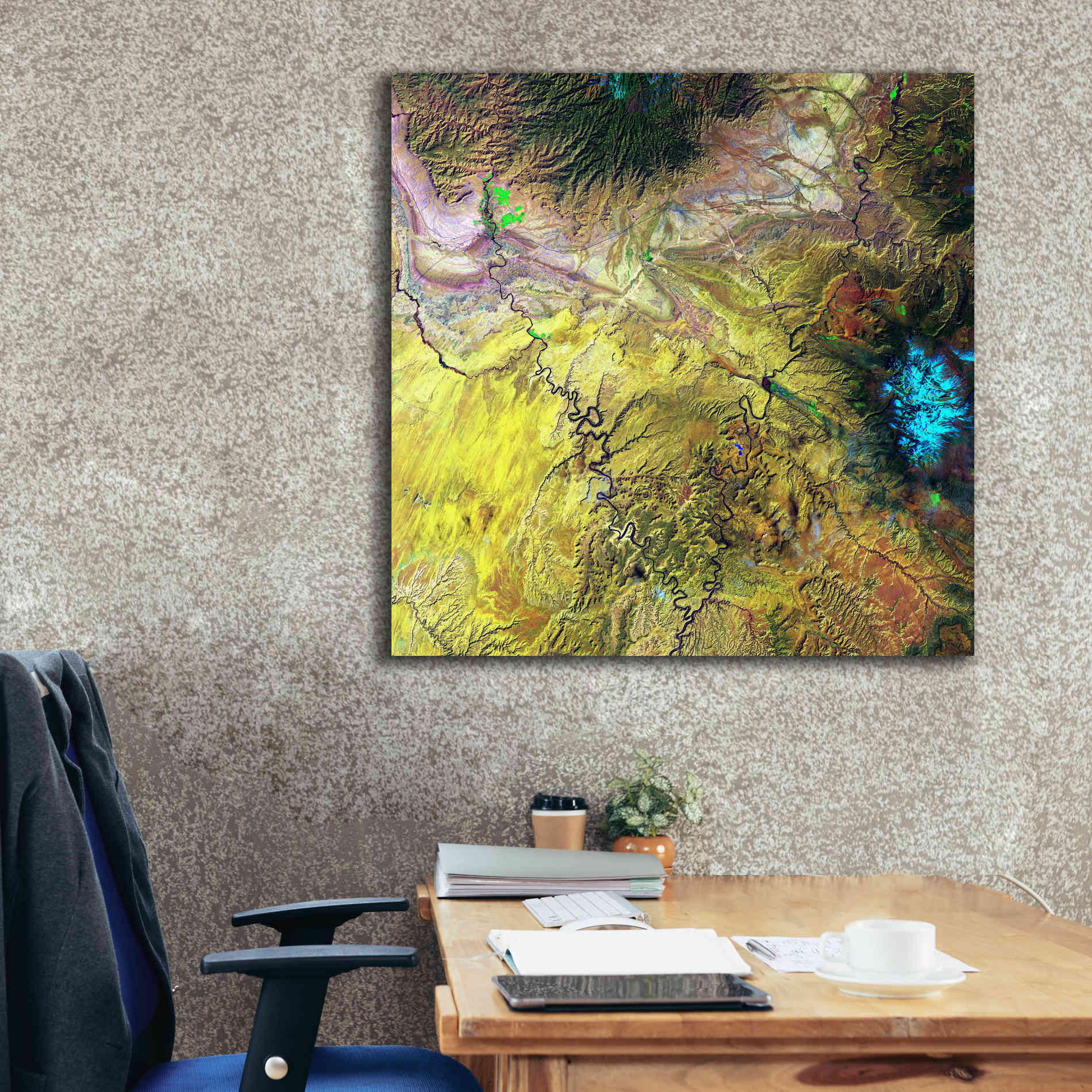 'Earth as Art: Canyonlands,' Canvas Wall Art,37 x 37
