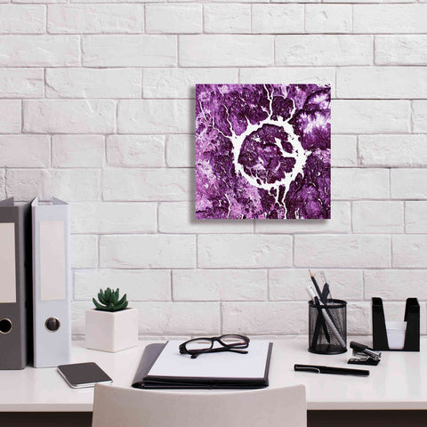 Image of 'Earth as Art: Eye of Quebec,' Canvas Wall Art,12 x 12