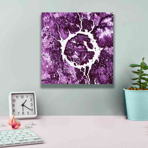 Image of 'Earth as Art: Eye of Quebec,' Canvas Wall Art,12 x 12