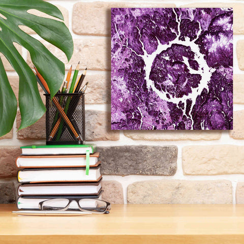 Image of 'Earth as Art: Eye of Quebec,' Canvas Wall Art,12 x 12