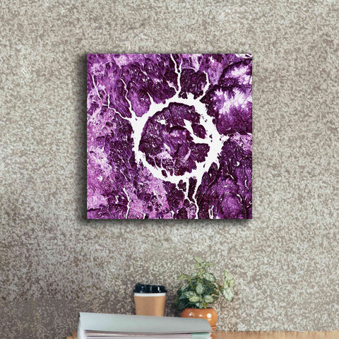 Image of 'Earth as Art: Eye of Quebec,' Canvas Wall Art,18 x 18
