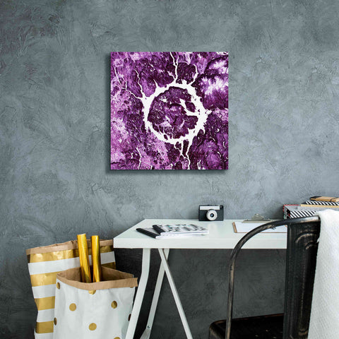 Image of 'Earth as Art: Eye of Quebec,' Canvas Wall Art,18 x 18