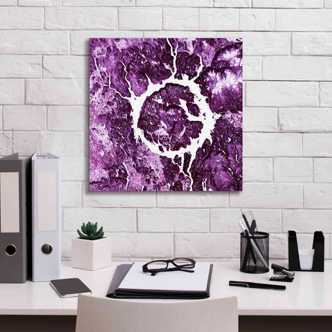 Image of 'Earth as Art: Eye of Quebec,' Canvas Wall Art,18 x 18