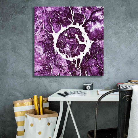 Image of 'Earth as Art: Eye of Quebec,' Canvas Wall Art,26 x 26