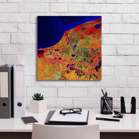 Image of 'Earth as Art: Mexico's Biosphere,' Canvas Wall Art,18 x 18